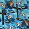 Holy Prayers for Peace Anti-Pill Premium No-Sew Throw Fleece Fabric Kit (50x60)